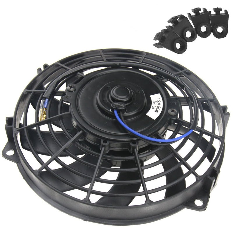 SING F LTD Radiator Fan Kit Car Cooling Cooler 9 Inch 12V Mounting Kit For Universal Car - Image 5