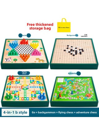 Flying Chess Gobang Chess Children's Puzzle Chess Checkers Elementary School Student Multi-function Game Board Toy Chess-Color:Four In One B - pzsku/Z4596C6AD15F3D3ECD849Z/45/1745401003/75cc0756-0769-4ab9-b77c-de218fa99970