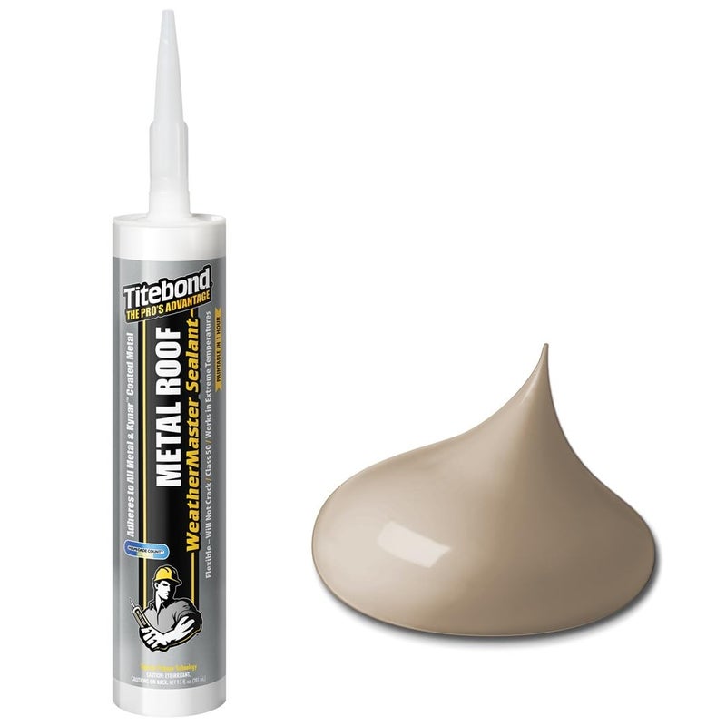 Titebond WeatherMaster Metal Roof Sealant 61661 Beige 95 Oz - Image 1