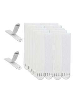 Dominy Large Picture Hanging Strips Heavy Duty,24 Pairs(48 Strips) Sticky Picture Hangers for Walls,Hanging Pictures Without Nail,Damage Free No Nails Refill Adhesive Poster Strips for Frame Mounting Strips  - Image 1