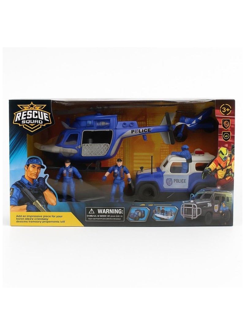 Police & Rescue Set – 3 Pieces.