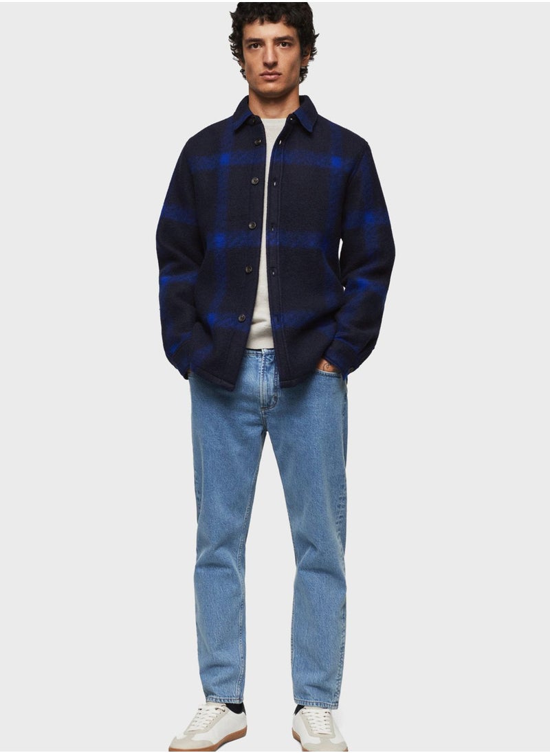 Mango Man - Checked Relaxed Fit Shirt - Image 1