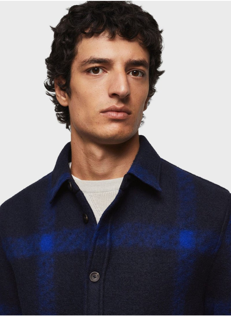 Mango Man - Checked Relaxed Fit Shirt - Image 1