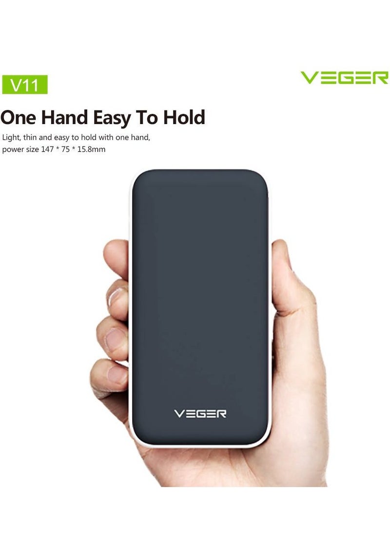 VEGER 25000 mAh Power Bank 92.5 Watt Black - Image 3