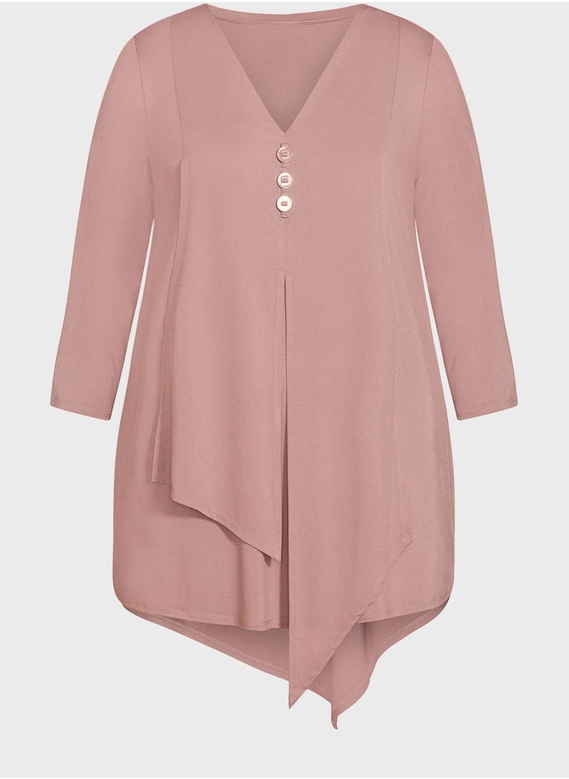 Avenue Button Detail Tunic  - Image 3