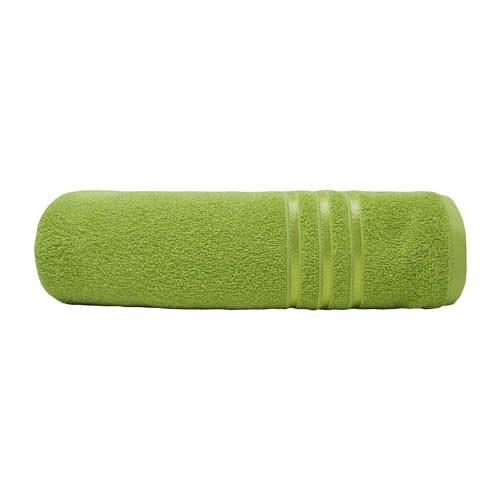 MYTRIDENT Bath Towel for Men/Women | Comfort Living | Quick Drying | Travel Friendly | 1 Piece Large Size | 100% Cotton 400 GSM | 70 x 140 cm - Lime Green - Image 3