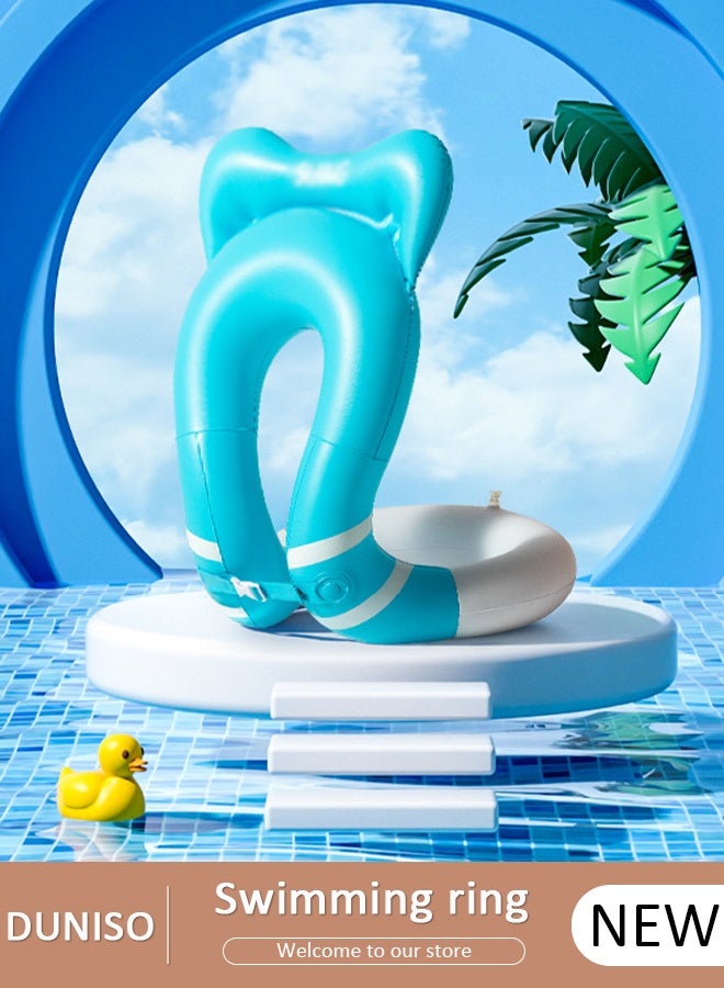 دونيسو Swimming Vest for Kids, Lightweight Snorkel Vest Portable Inflatable Swim Jacket with Adjustable Safety Buckle Buoyancy Vest for Snorkeling, Swimming, Boating - Image 1