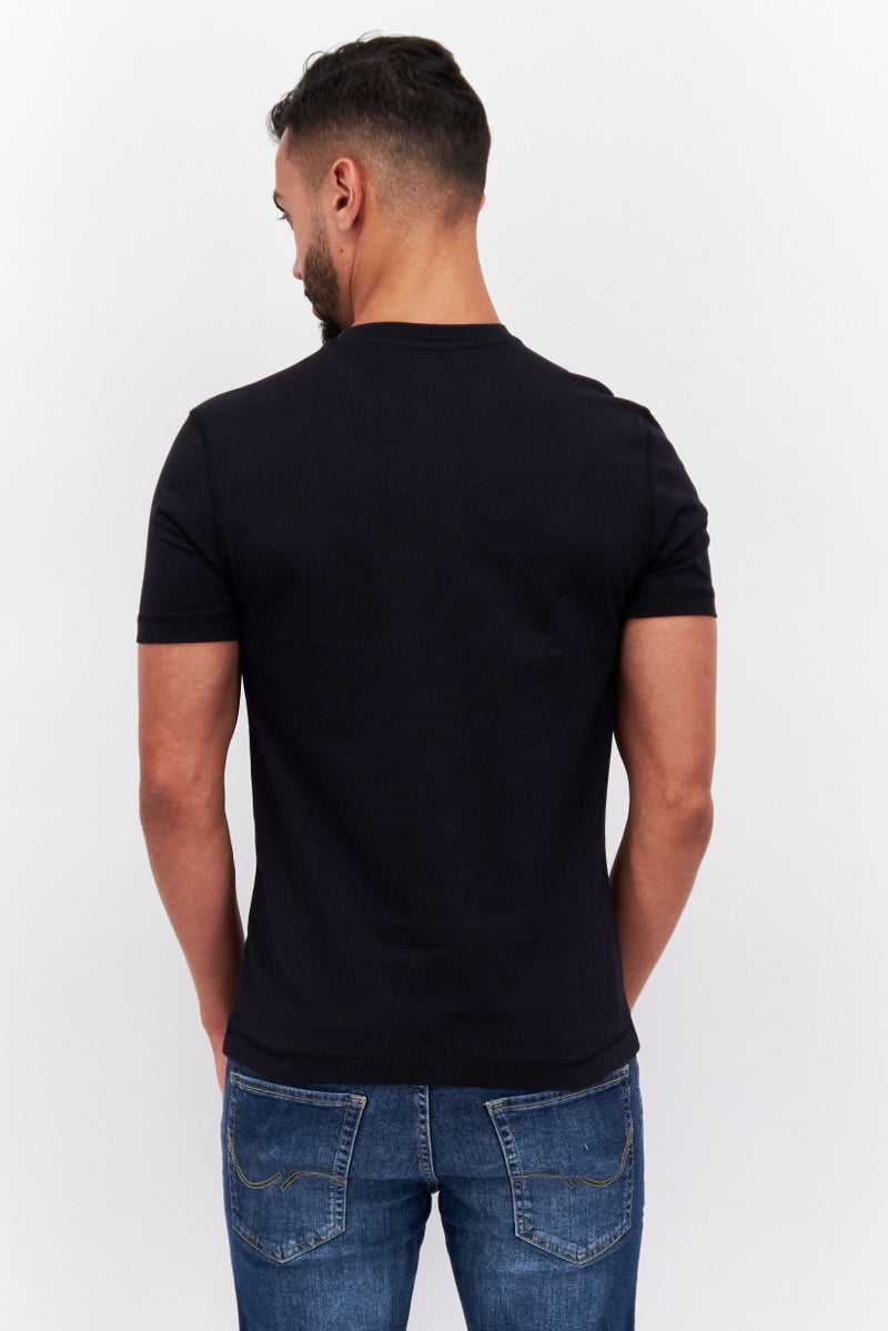 Levi's Men Crew Neck Short Sleeve Solid T-Shirts, Black - Image 2