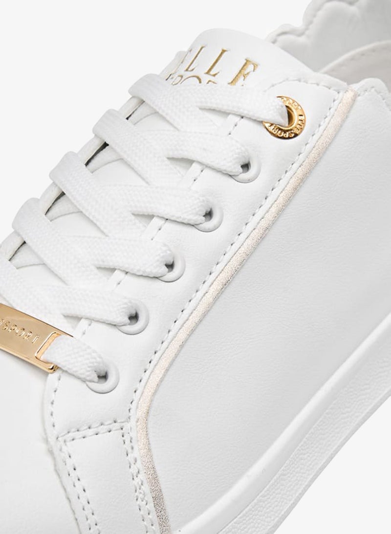 ELLE Women's Panelled Sneakers with Lace-Up Closure - Image 4