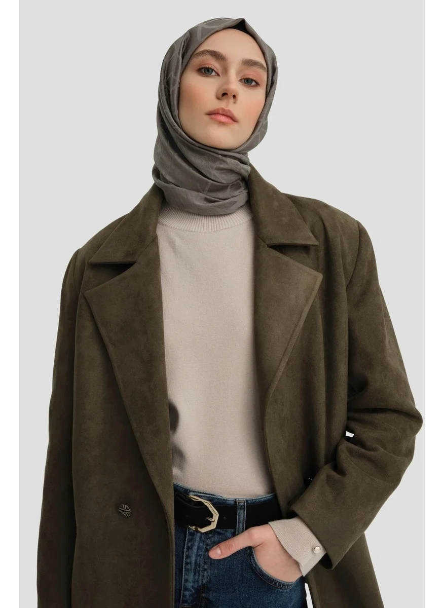 ARMINE Suede Blazer Jacket 24K5710 Khaki