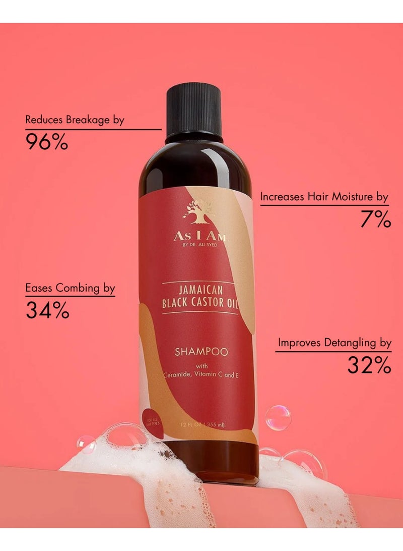 آز أي آم شامبو زيت الخروع الأسود الجامايكي 355 مل