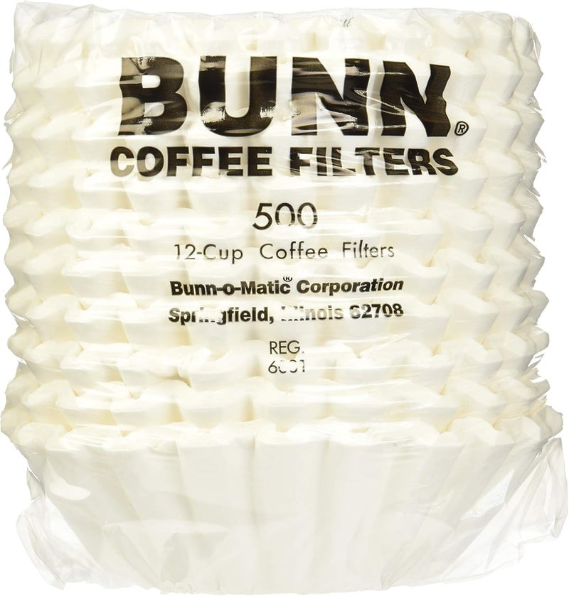 Bunn Trendy economical quality Bunn 20115.0000 1000 Count 12 Cup Commercial Coffee Brewer Filters, White (1000) Global upgraded practical design - Image 1