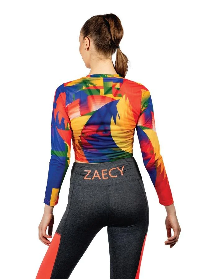 ZAECY Women's Mesh Crop Top