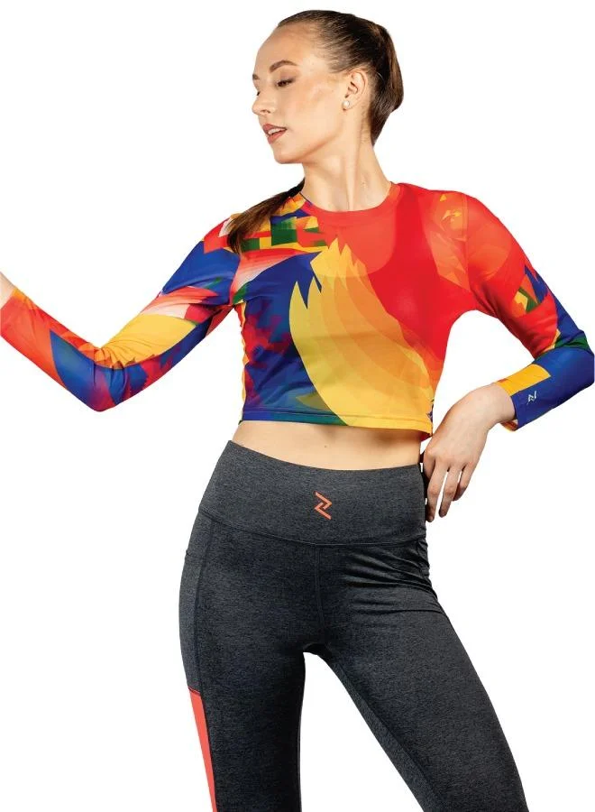 ZAECY Women's Mesh Crop Top