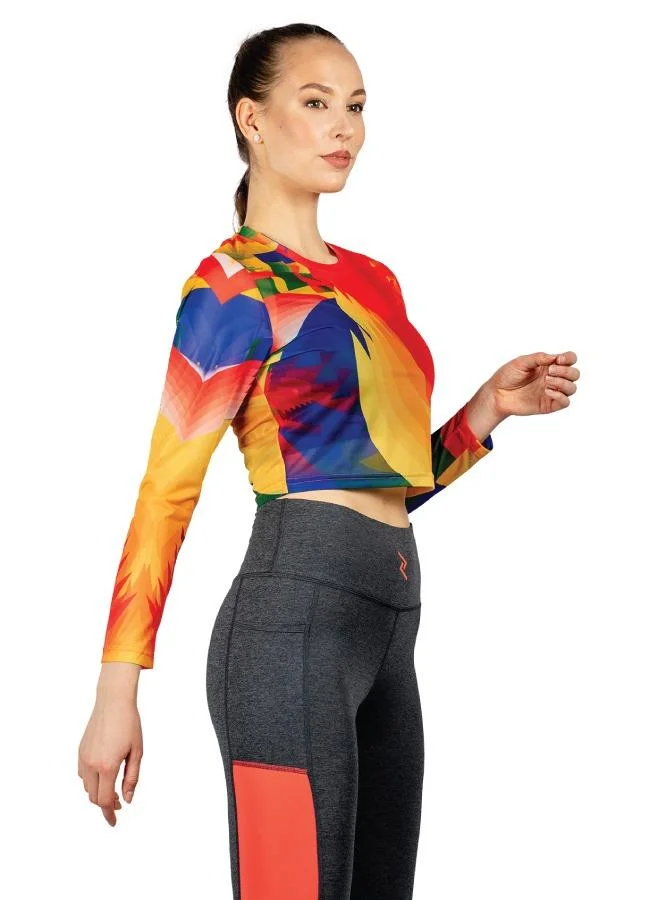 ZAECY Women's Mesh Crop Top