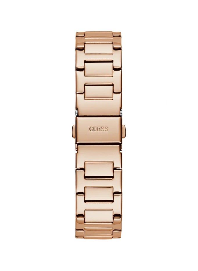 GUESS - Guess Women’s Rose Gold Crystal Dial Stainless Steel Bracelet Watch - GW0558L3 - Image 1
