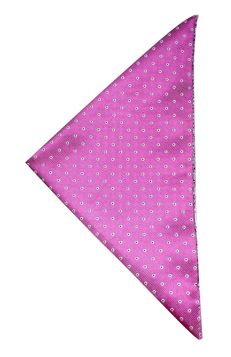 Riyasat Self Design Micro Fiber Cravat Tie with Pocket Square - Image 3