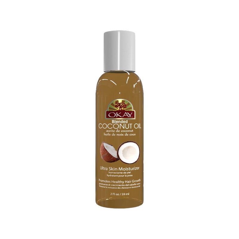 OKAY COCONUT OIL for HAIR and SKIN 2oz / 59ml - Image 1
