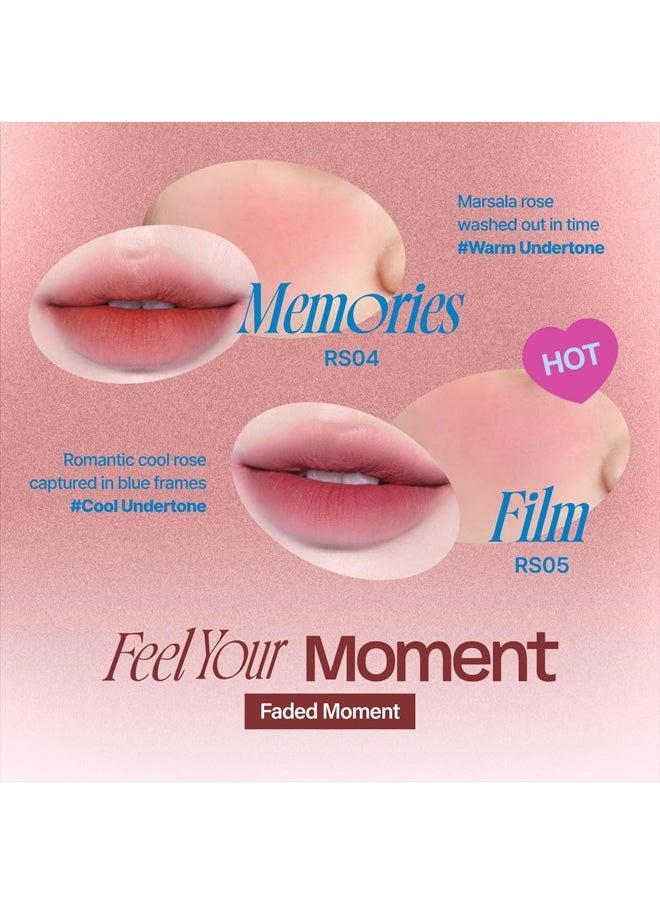 Lip&Cheek Blurry Pudding Pot | Faded Moment - Feel'n | Makeup Blush, Buildable Lightweight, Multi-Use Soft Matte Finish | 5g