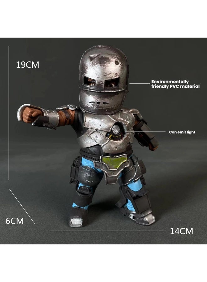 general Iron Man Q version MK1 hand-made car decoration desktop decoration collection decoration Toys Gifts for family and friends - Image 4