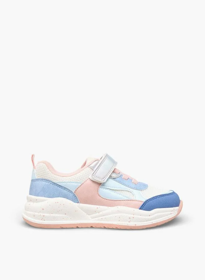 Flora Bella By Shoexpress WHITE Girls Hook And Loop Ankle School Sneakers for Women | Best Price UAE