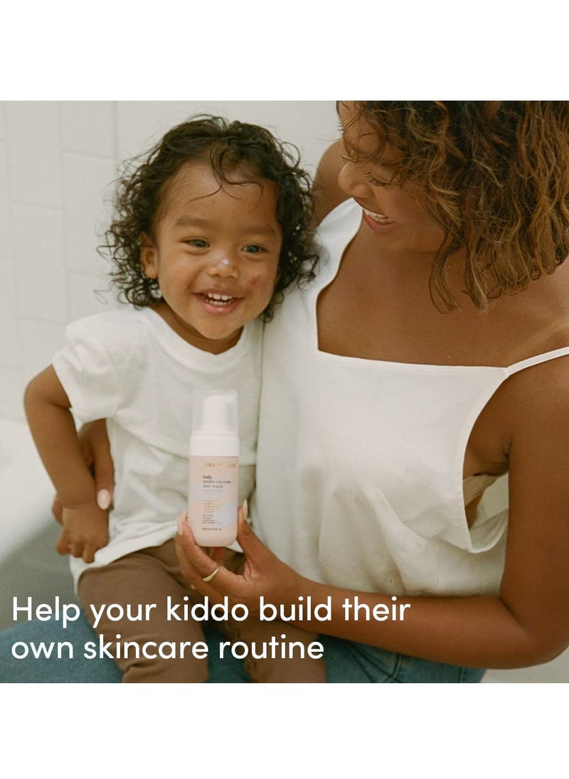 Evereden Evereden Kids Face Wash: Cool Peach, 3.4 fl oz. | Gentle Kids Skin Care | Non-toxic and Clean Ingredients | Multi-Vitamin Skin Care for Kids  - Image 4