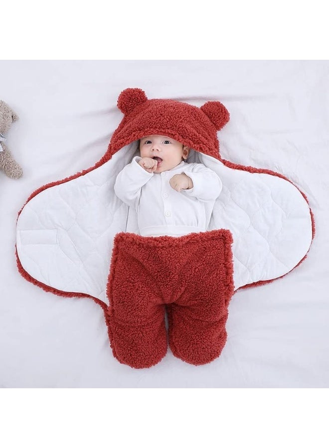 بطانية لف الطفل، كيس نوم، بطانيات لطيفة للأطفال الرضع من الأولاد والبنات، لفافة نوم فاخرة للأطفال حديثي الولادة، بطانية استقبال للأطفال الرضع من 0 - 9 أشهر، هدية مثالية للطفل - Image 3