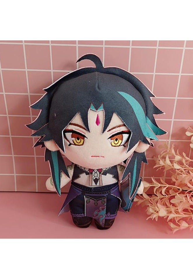 عام دمى قماشية لطيفة وناعمة مستوحاة من الأنمي، ووسائد قماشية، دمى قماشية لطيفة لشخصية شاو، مثالية لتزيين المنزل وهدايا لمحبي لعبة Genshin Impact. - Image 3