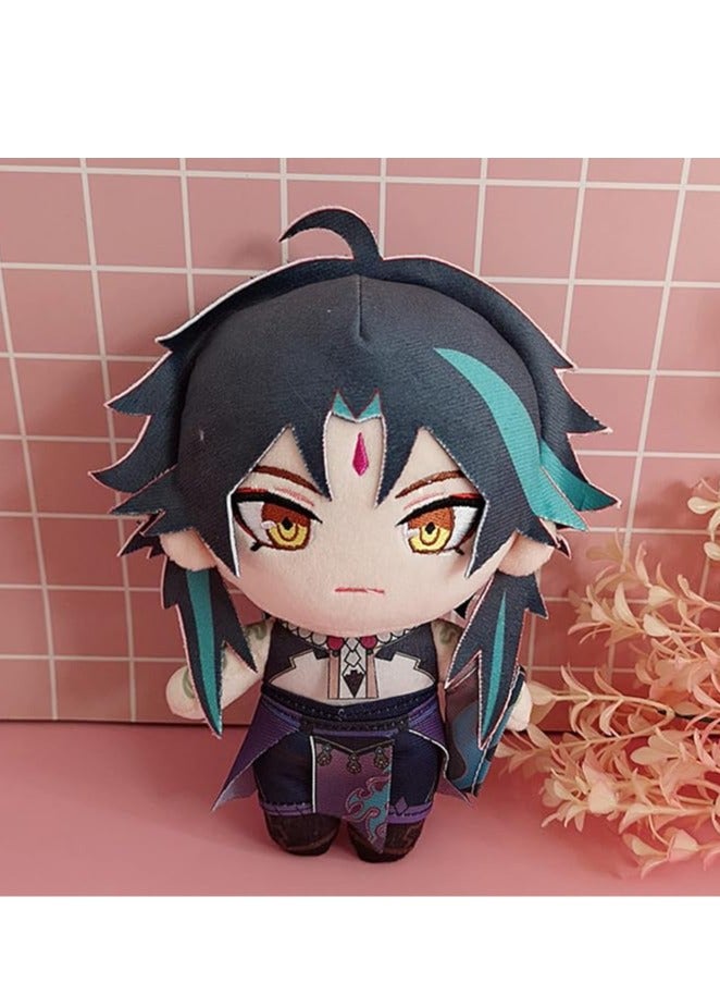 عام دمى قماشية لطيفة وناعمة مستوحاة من الأنمي، ووسائد قماشية، دمى قماشية لطيفة لشخصية شاو، مثالية لتزيين المنزل وهدايا لمحبي لعبة Genshin Impact. - Image 2