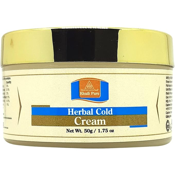 Khadi Pure Herbal Cold Cream, 50 g - Image 1