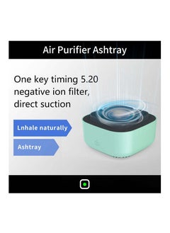 Furtey Self extinguishing Ashtray 2 in 1 with Air Purifier Multifunctional Ashtray Usb Rechargeable Ash Tray Electronic Ashtray with Filter for Outdoor Home Office Indoor Decoration  - Image 2