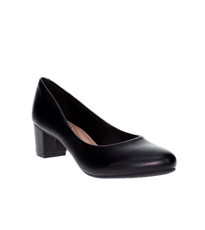 BEIRA RIO Ladies Mid Heel Shoes in Black | Comfortable Everyday Footwear - Image 1