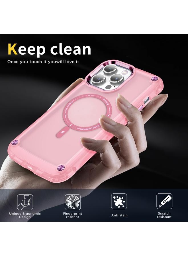 Zaboon Case For iPhone 13 Pro Max Skin Feel TPU + PC MagSafe Magnetic Phone Case - Image 2