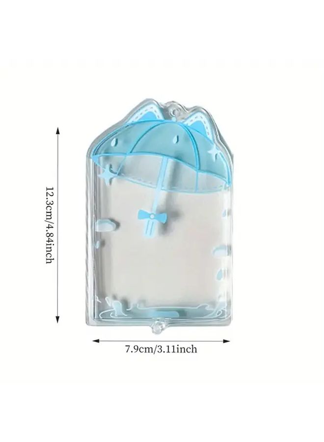 Pink Acrylic Photocard Holder With Bow Star Design Cute Photo Frame PVC Card Display Desktop Decor For K Pop Fans - Image 2