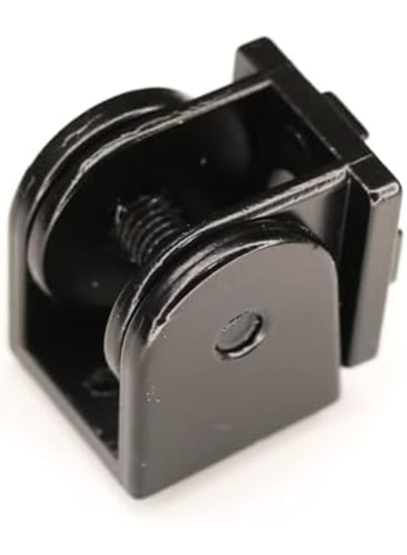 Black Living Hinge, Zinc Alloy Flexible Pivot Joint Connector for Aluminum Extrusion Profile 2020 Series Slot 6mm (4 Pieces) - Image 5