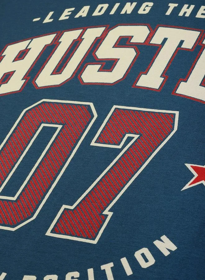 ديلينجر تيشيرت واسع بطبعة جرافيك