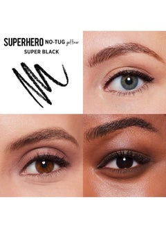 IT COSMETICS Superhero NoTug Gel Eyeliner Super Black Intense UltraBlack Waterproof Blendable Formula Sharpenable Pencil 0042 oz  - Image 3