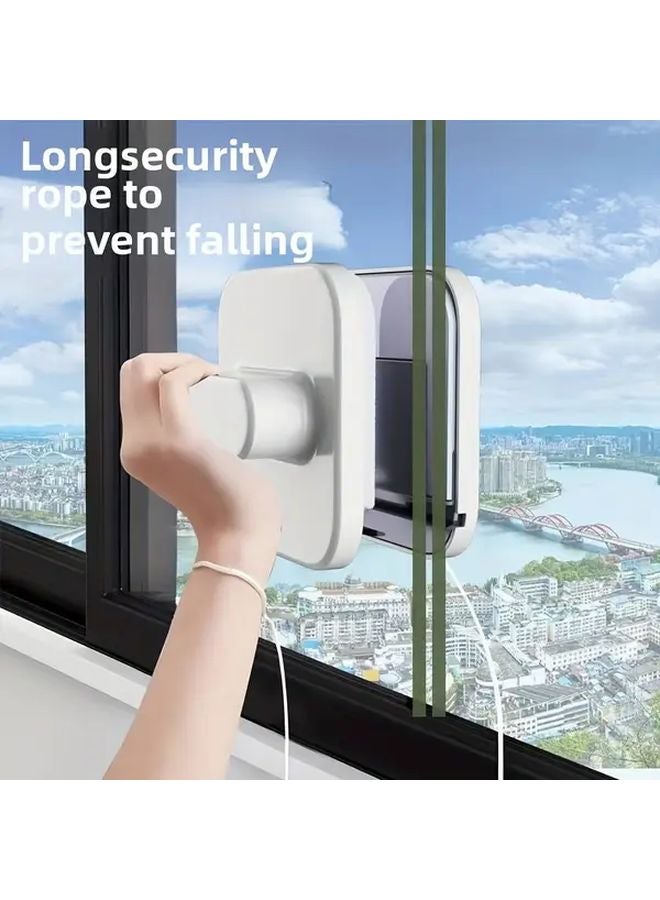 أدوات تنظيف النوافذ ذات الوجهين متعددة الاستخدامات ضد السقوط قفل أمان للاستخدام الجاف والرطب - Image 2