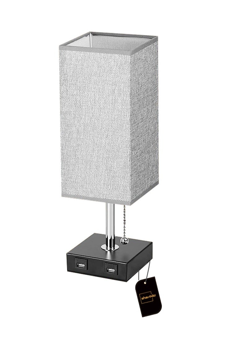 Sharpdo Creative Retro Style USB Charging Cloth Cover Desk Lamp Table Lamp - Image 1
