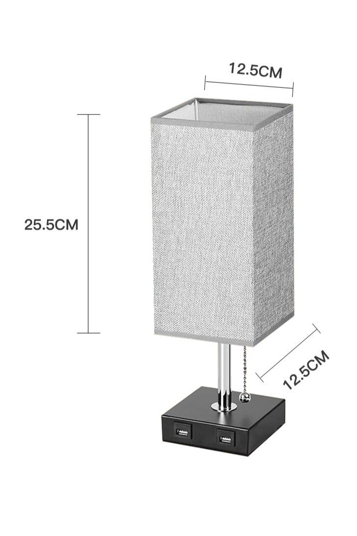 Sharpdo Creative Retro Style USB Charging Cloth Cover Desk Lamp Table Lamp - Image 4