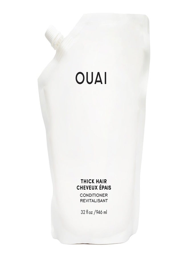 Ouai - OUAI Thick Hair Conditioner 946ml – Ultra-Nourishing & Hydrating Formula for Thick Hair - Image 1