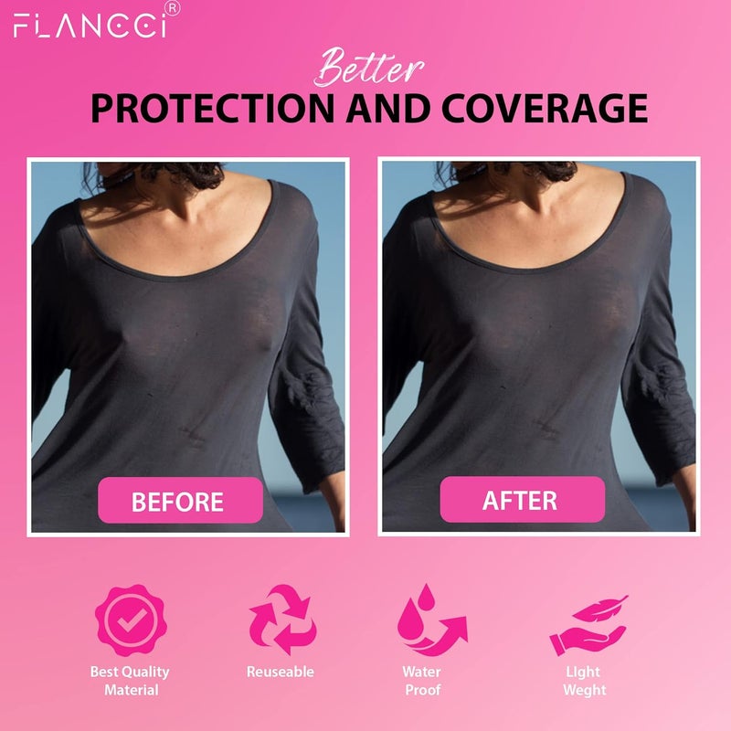 FLANCCI Nipple Cover Silicone Nipple Pasties for Women, Pasties Nipple Covers Sticky Boobs, Reusable Waterproof Breast Petals Nippies lift Cups, Adhesive Silicone Breast Pasties Invisible Bra (Pair of 1) - Image 5