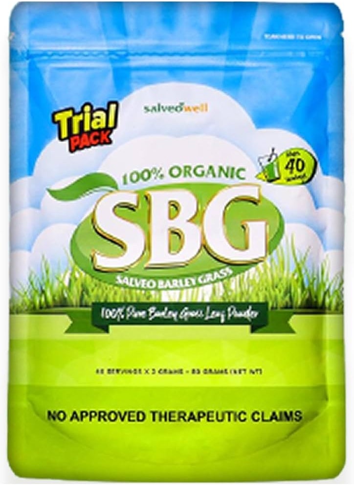 SBGM - SBG SALVEO BARLEY GRASS 100% Pure Barley Grass Leaf Powder - Image 1