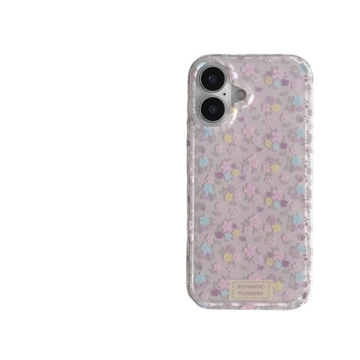 غطاء مزدوج الطبقات بIMD لـ iPhone 17 / 17 Air / 17 Pro / 17 Pro Max مع حماية من السقوط ونقش زهور كامل الشاشة مع مقاوم للصدمات مع تصميم مزدوج الطبقات مع مقاوم للخدش باللون Full Scr. - Image 4