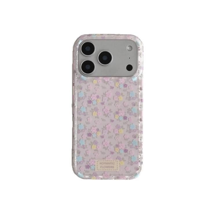 غطاء مزدوج الطبقات بIMD لـ iPhone 17 / 17 Air / 17 Pro / 17 Pro Max مع حماية من السقوط ونقش زهور كامل الشاشة مع مقاوم للصدمات مع تصميم مزدوج الطبقات مع مقاوم للخدش باللون Full Scr. - Image 5