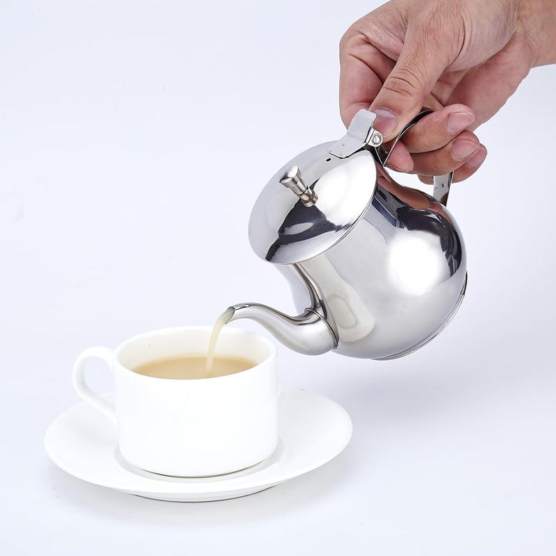 SANQIAHOME 360ml(13Oz) Stainless Steel Small teapot - Image 3