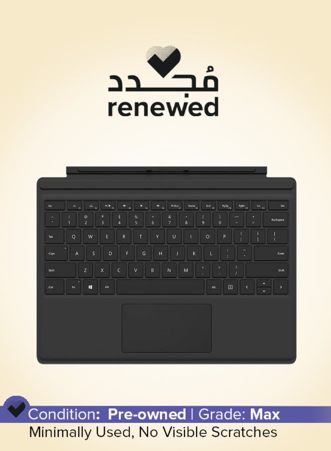 مايكروسوفت Renewed - Surface Pro Type Cover Keyboard Black - Image 1