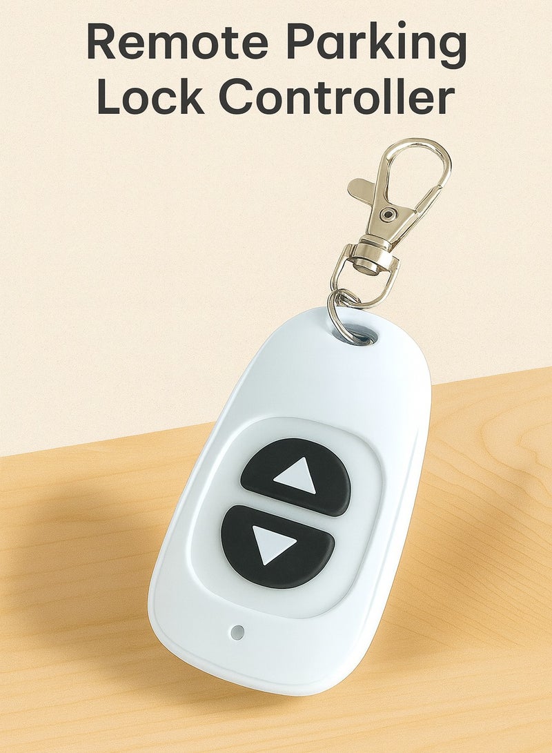 Remote Control for Parking Lock，One Touch Up/Down Parking Lock Remote Control, Long Range control, Smart Remote Control, Waterproof, Dustproof,Anti-Interference, strong Compatibility, Each package contains two remotes - Image 1