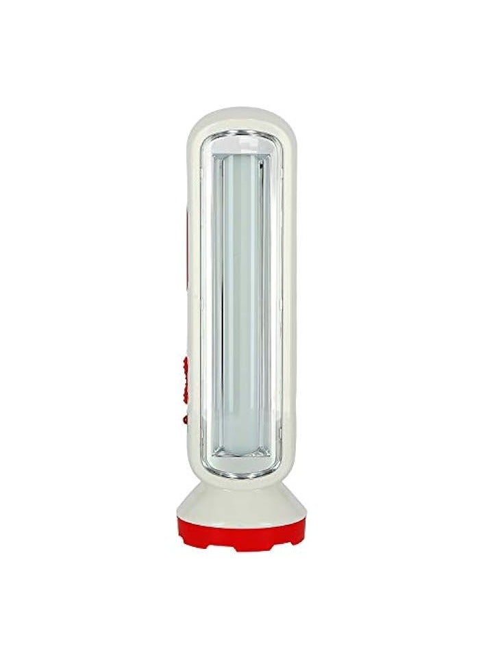 erorex 3W Rechargeable LED Torch with 8W Emergency Lantern, Plastic - Image 1