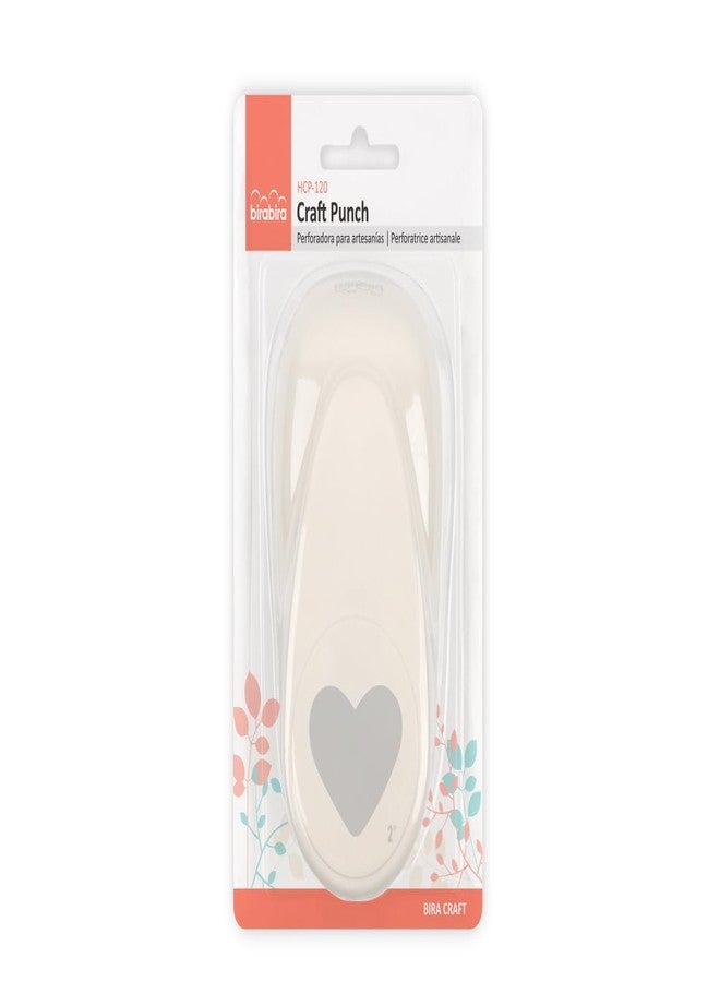 BiraBira Bira Craft 2 inch Heart Lever Action Craft Punch, Valentine’s Day Punch, for Paper Crafting Scrapbooking - Image 4